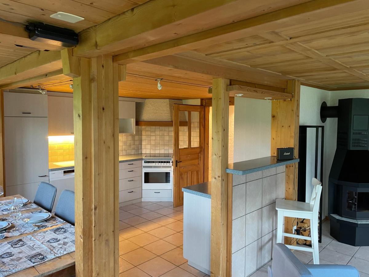 Edelweiss 4 Zi Ferienwohnung In Landhaus 弗鲁蒂根 外观 照片